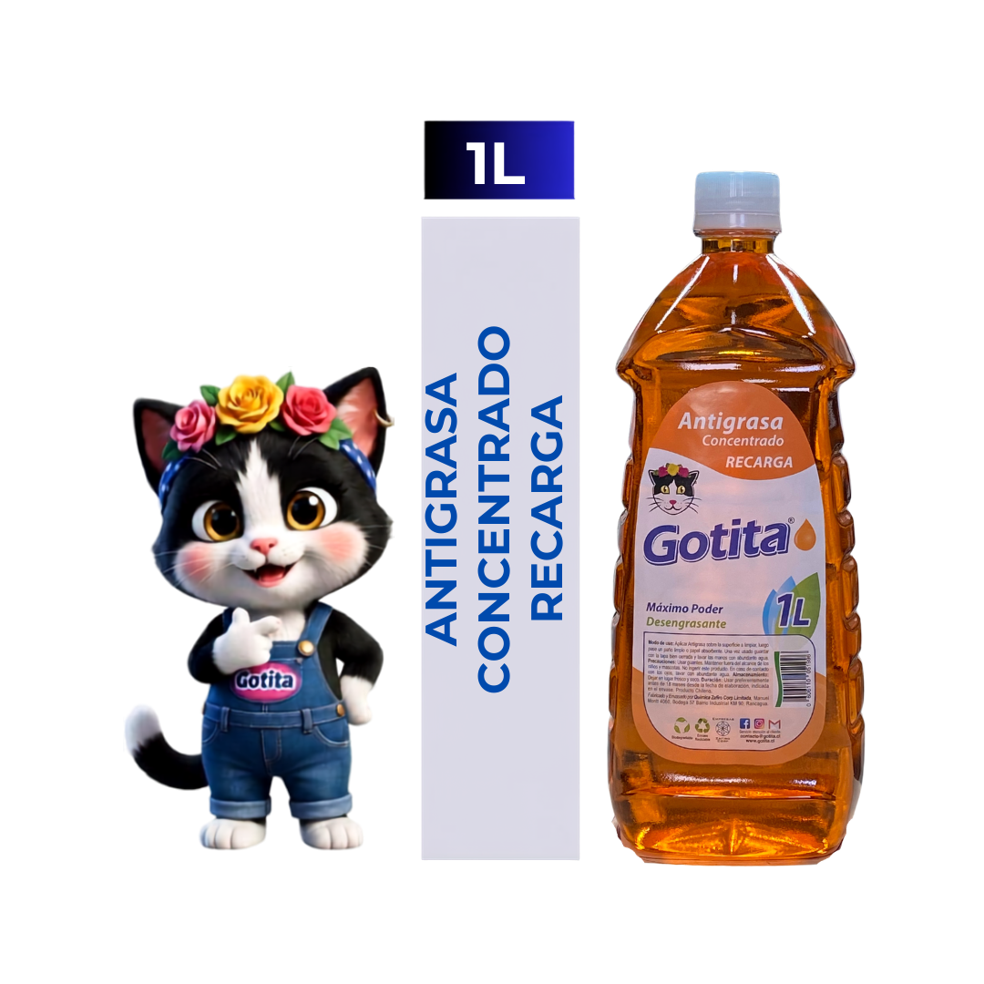 Antigrasas Gotita 1 litro recarga